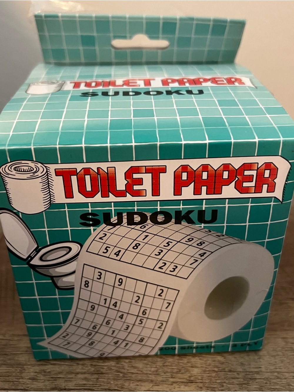 Toilet Paper Sudoku, New/sealed In Box Party Gag Gift - Funny